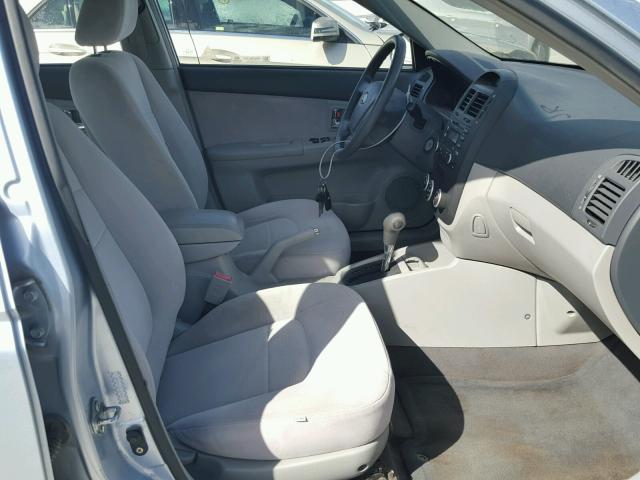 KNAFE122775475686 - 2007 KIA SPECTRA EX BLUE photo 5