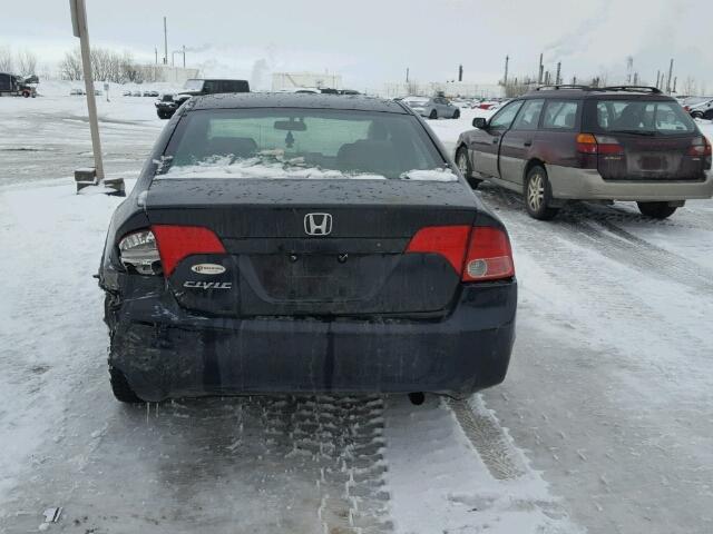 2HGFA16347H009211 - 2007 HONDA CIVIC DX BLACK photo 9