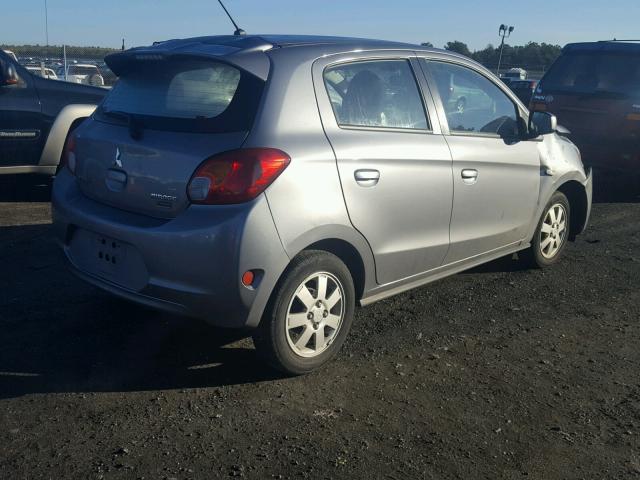 ML32A4HJ8FH059580 - 2015 MITSUBISHI MIRAGE ES GRAY photo 4