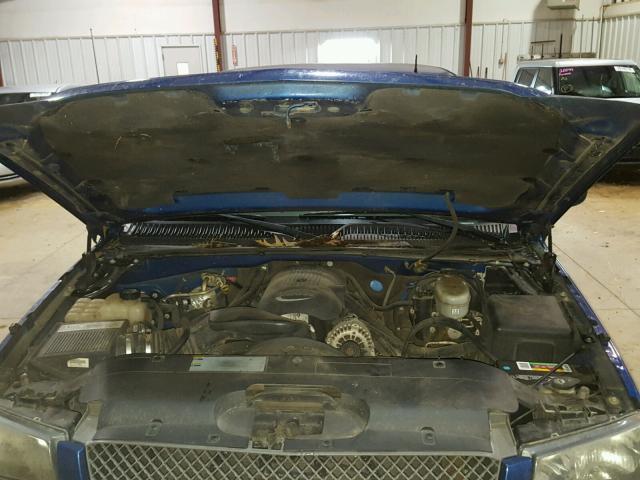 2GCEC19T631355182 - 2003 CHEVROLET SILVERADO BLUE photo 7