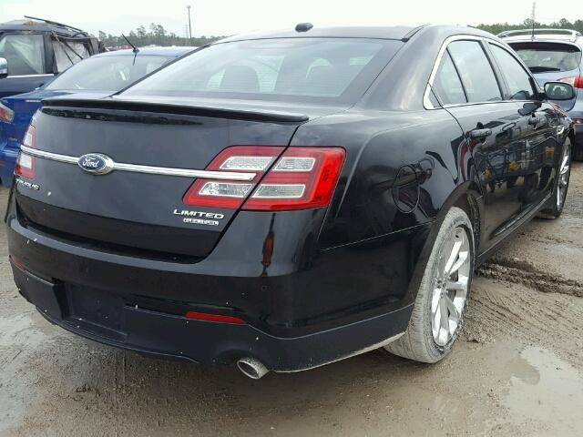 1FAHP2F89FG174890 - 2015 FORD TAURUS LIM BLACK photo 4