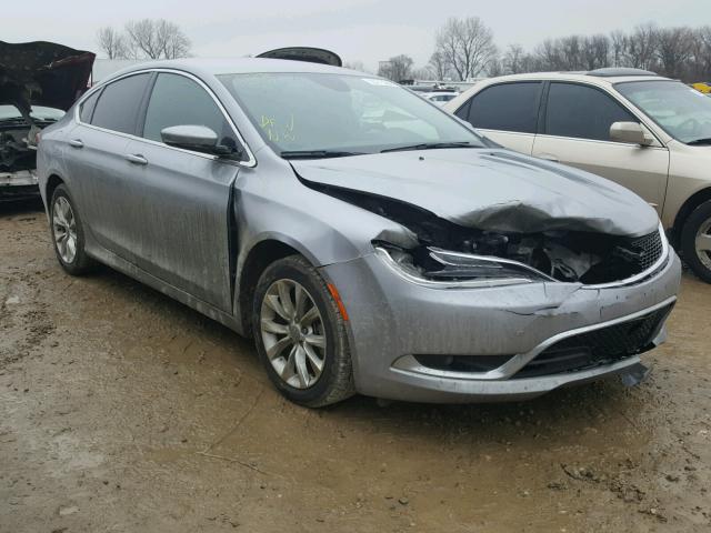 1C3CCCCB1FN549368 - 2015 CHRYSLER 200 C SILVER photo 1