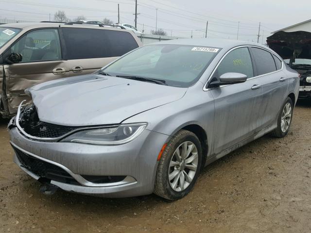 1C3CCCCB1FN549368 - 2015 CHRYSLER 200 C SILVER photo 2