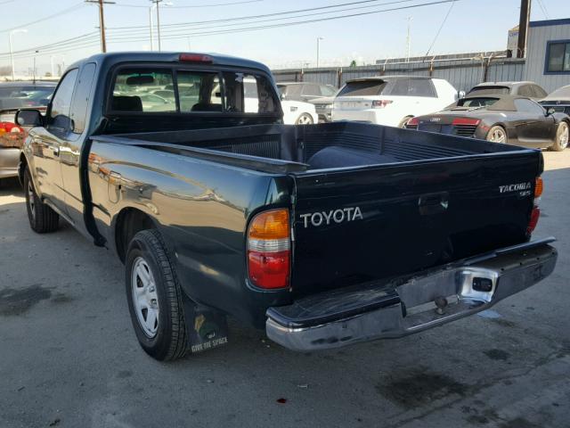 5TEVL52NX1Z719714 - 2001 TOYOTA TACOMA XTR GREEN photo 3