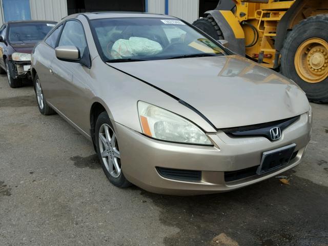 1HGCM826X3A004512 - 2003 HONDA ACCORD EX GOLD photo 1