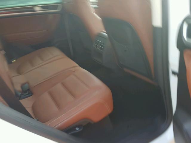 WVGEF9BP6GD010775 - 2016 VOLKSWAGEN TOUAREG SP WHITE photo 6