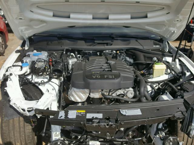 WVGEF9BP6GD010775 - 2016 VOLKSWAGEN TOUAREG SP WHITE photo 7