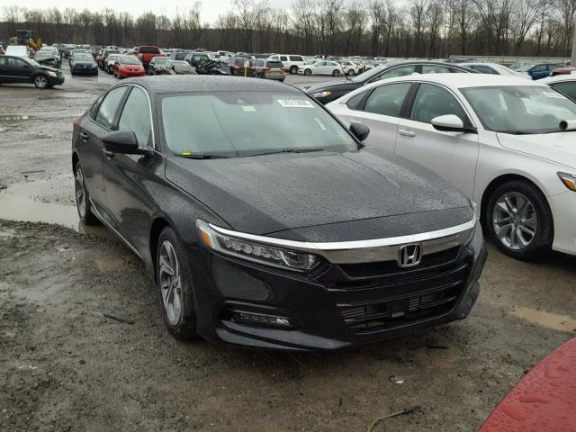 1HGCV1F50JA055391 - 2018 HONDA ACCORD EXL BLACK photo 1