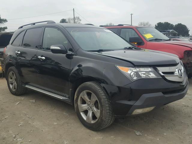 2HNYD28847H518982 - 2007 ACURA MDX SPORT BLACK photo 1