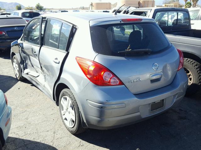 3N1BC1CP2BL361446 - 2011 NISSAN VERSA S SILVER photo 3