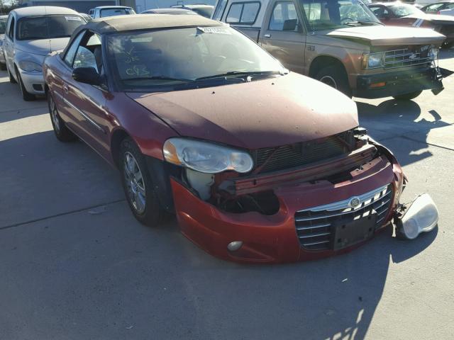 1C3EL65R44N172892 - 2004 CHRYSLER SEBRING LI RED photo 1