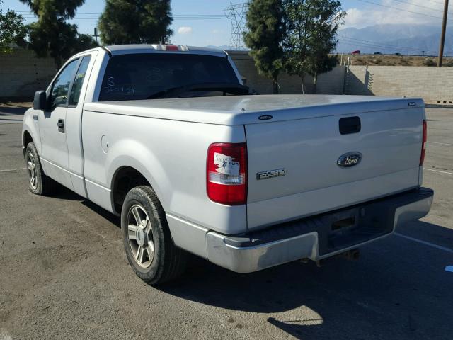 1FTRF12W58KD61088 - 2008 FORD F150 SILVER photo 3