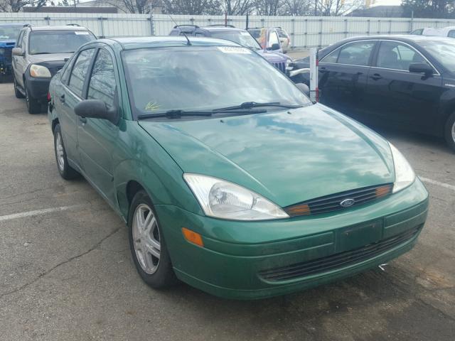 1FAFP34352W117302 - 2002 FORD FOCUS SE GREEN photo 1