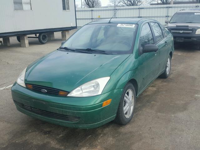 1FAFP34352W117302 - 2002 FORD FOCUS SE GREEN photo 2