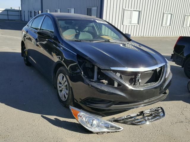 5NPEB4AC0DH607380 - 2013 HYUNDAI SONATA GLS BLACK photo 1