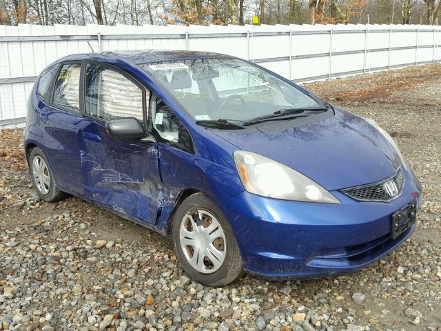 JHMGE88269S049286 - 2009 HONDA FIT BLUE photo 1