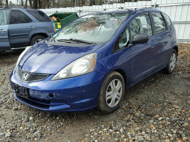 JHMGE88269S049286 - 2009 HONDA FIT BLUE photo 2