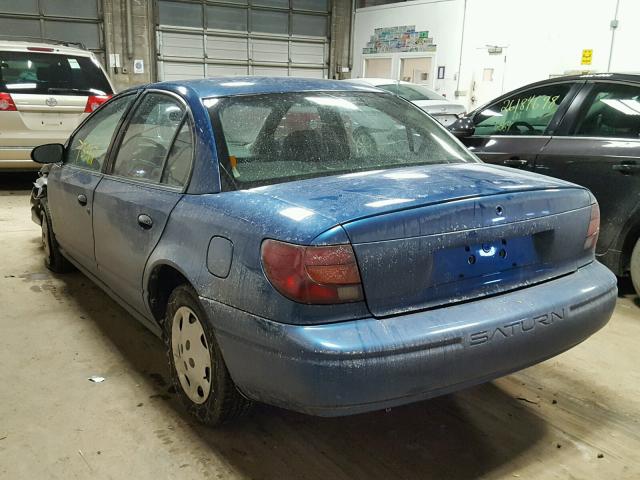 1G8ZH52812Z111360 - 2002 SATURN SL1 BLUE photo 3