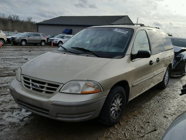 2FMZA5147XBB11636 - 1999 FORD WINDSTAR L GOLD photo 2