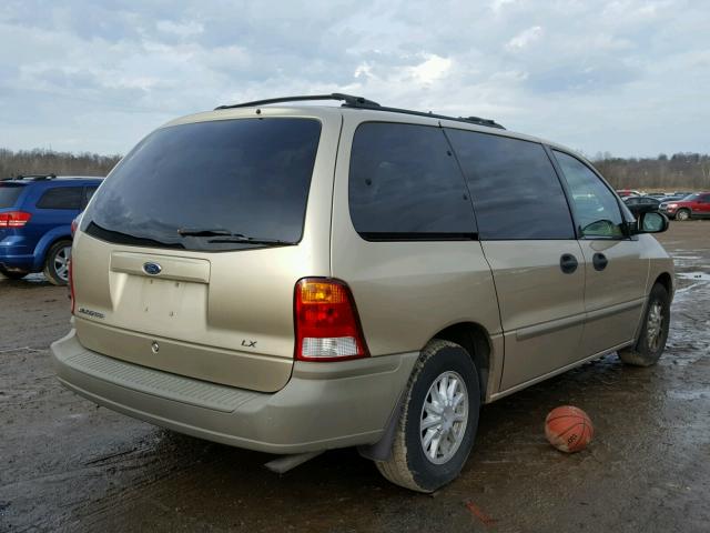 2FMZA5147XBB11636 - 1999 FORD WINDSTAR L GOLD photo 4