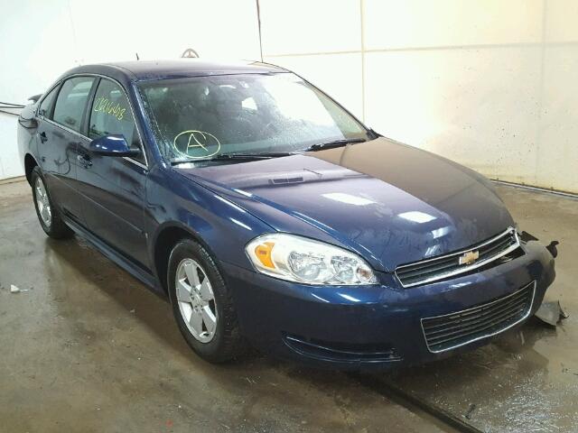 2G1WT57K491111456 - 2009 CHEVROLET IMPALA 1LT BLUE photo 1