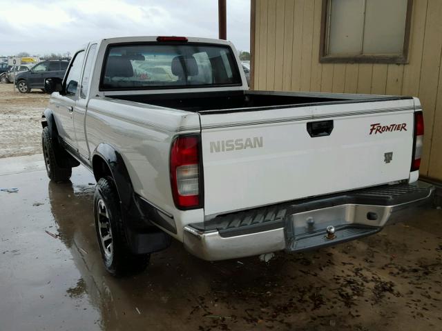 1N6DD26Y9WC367451 - 1998 NISSAN FRONTIER K WHITE photo 3