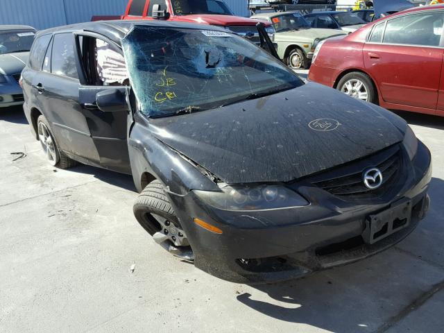 1YVHP82DX45N67185 - 2004 MAZDA 6 S BLACK photo 1