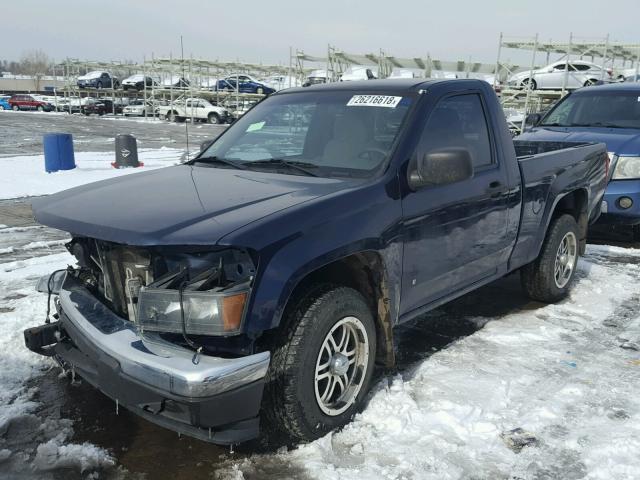 1GCCS149178116356 - 2007 CHEVROLET COLORADO BLUE photo 2