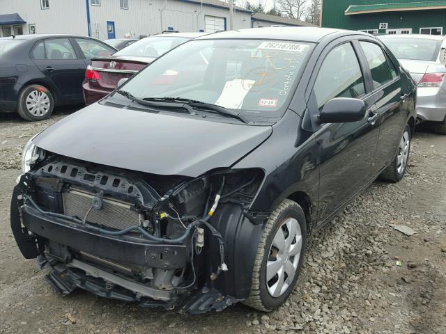 JTDBT903991302814 - 2009 TOYOTA YARIS BLACK photo 2