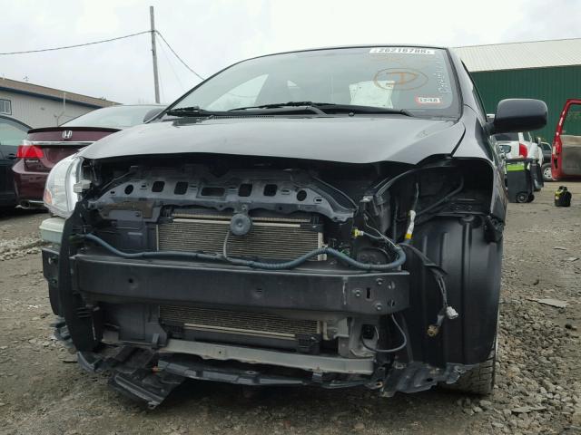 JTDBT903991302814 - 2009 TOYOTA YARIS BLACK photo 9