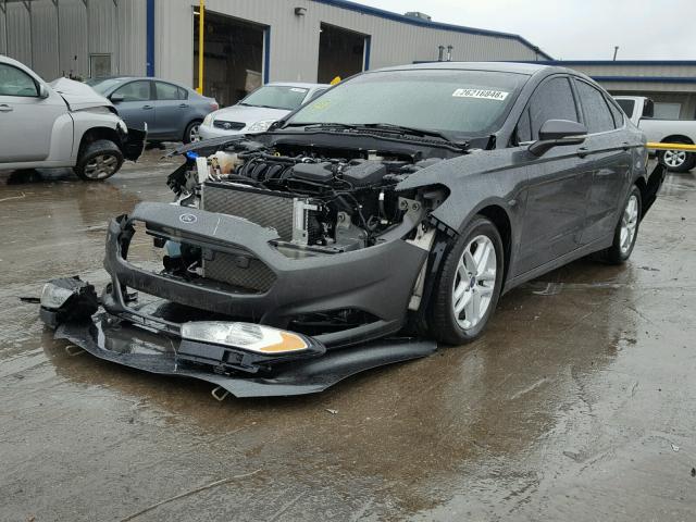 1FA6P0H74G5134648 - 2016 FORD FUSION SE GRAY photo 2