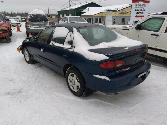 1G1JC524817114211 - 2001 CHEVROLET CAVALIER B BLUE photo 3