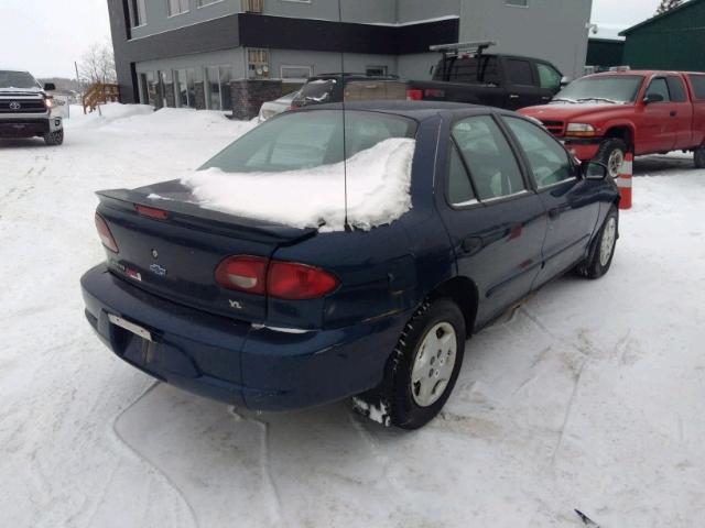 1G1JC524817114211 - 2001 CHEVROLET CAVALIER B BLUE photo 4