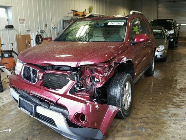 2CKDL43F586020059 - 2008 PONTIAC TORRENT BURGUNDY photo 2