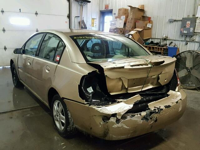 1G8AJ55F26Z172220 - 2006 SATURN ION LEVEL ოქროსფერი ფოტო 3