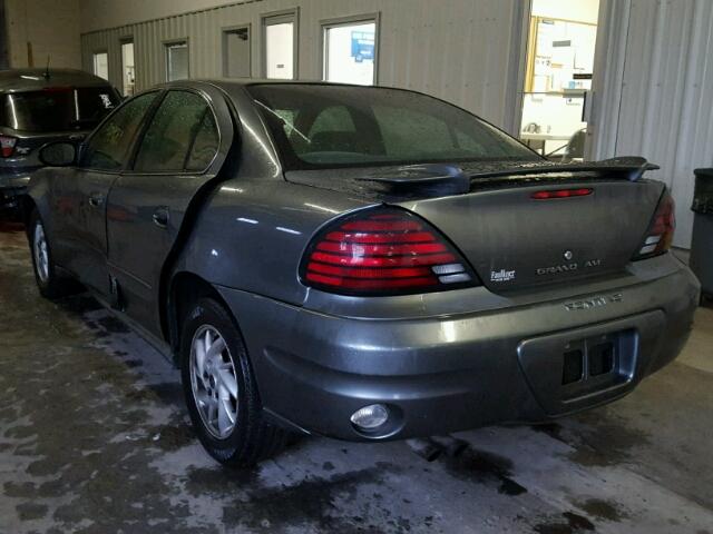 1G2NF52E94M536555 - 2004 PONTIAC GRAND AM S GRAY photo 3