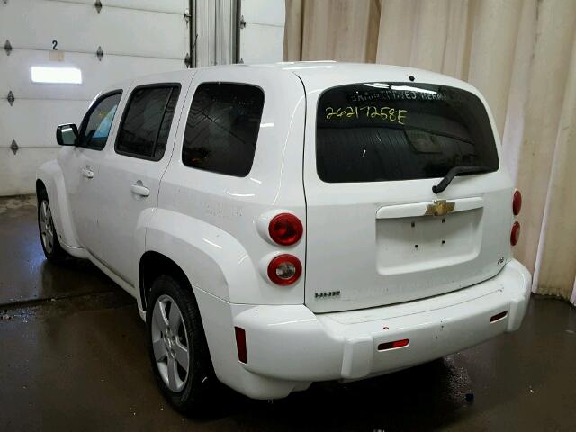 3GNDA13D08S535151 - 2008 CHEVROLET HHR LS WHITE photo 3