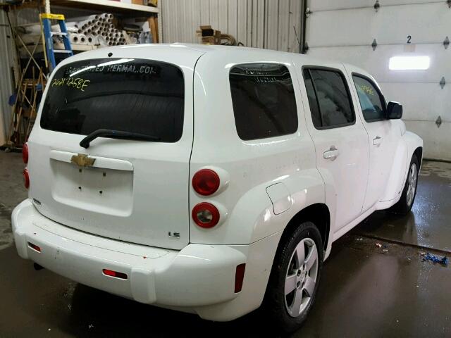 3GNDA13D08S535151 - 2008 CHEVROLET HHR LS WHITE photo 4