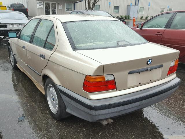 WBACB4310NFF88165 - 1992 BMW 325 I AUTO GOLD photo 3