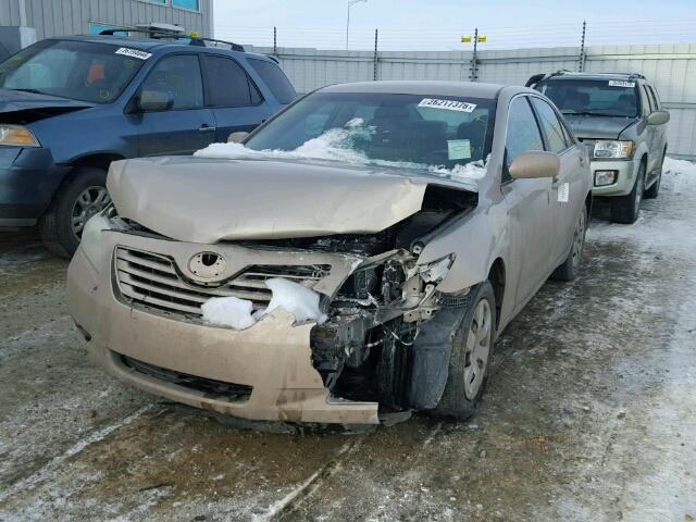 4T1BE46K87U648257 - 2007 TOYOTA CAMRY NEW GOLD photo 2