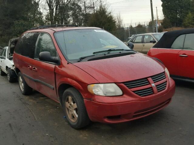 1D4GP45R06B591388 - 2006 DODGE CARAVAN SX RED photo 1