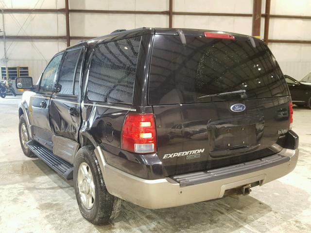 1FMFU18L83LA01303 - 2003 FORD EXPEDITION BLACK photo 3