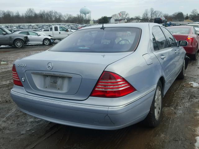 WDBNG70J83A323454 - 2003 MERCEDES-BENZ S 430 SILVER photo 4