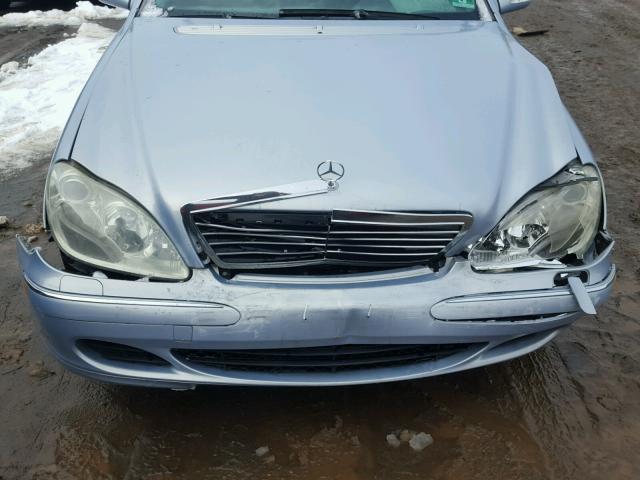 WDBNG70J83A323454 - 2003 MERCEDES-BENZ S 430 SILVER photo 7