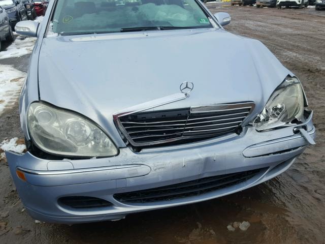 WDBNG70J83A323454 - 2003 MERCEDES-BENZ S 430 SILVER photo 9