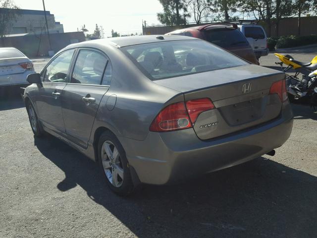 2HGFA16897H305420 - 2007 HONDA CIVIC EX ნაცრისფერი ფოტო 3