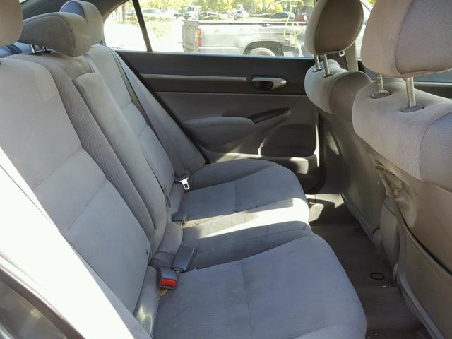 2HGFA16897H305420 - 2007 HONDA CIVIC EX ნაცრისფერი ფოტო 6