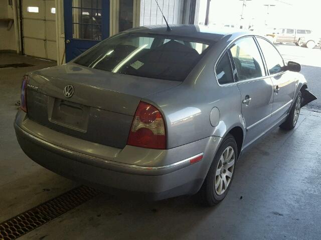 WVWPD63B73P255680 - 2003 VOLKSWAGEN PASSAT GLS GRAY photo 4