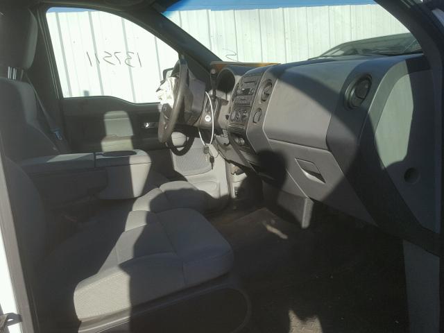 1FTRF12287NA87928 - 2007 FORD F150 WHITE photo 5