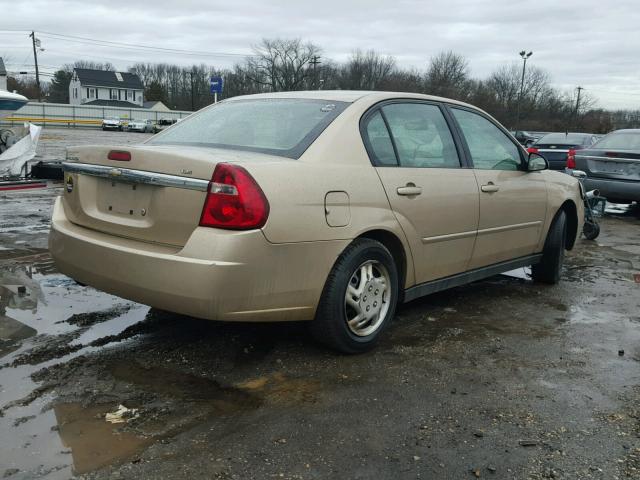 1G1ZS58F87F171652 - 2007 CHEVROLET MALIBU LS GOLD photo 4